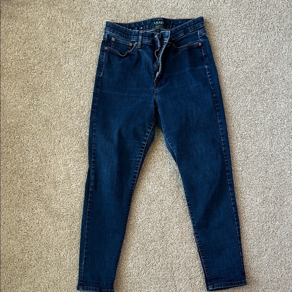 Lauren Premiere Skinny Crop Curvy size 12